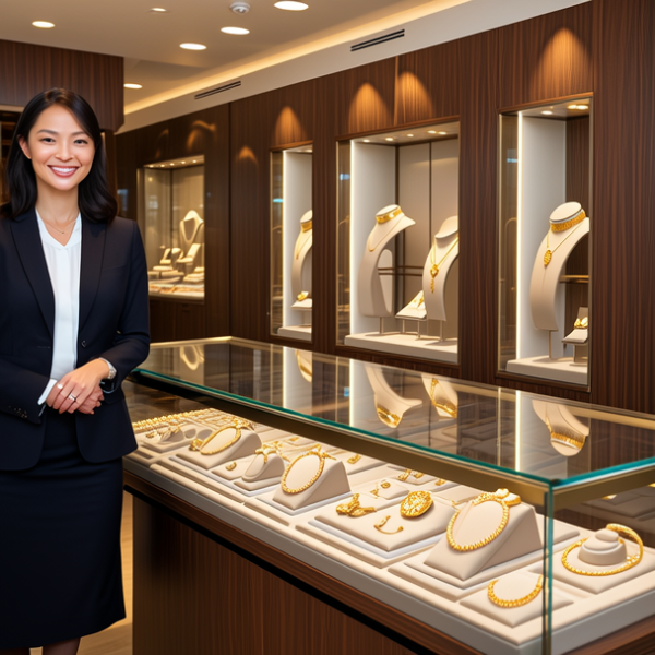 黄金专柜图片