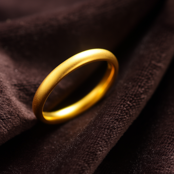 黄金戒圈图片