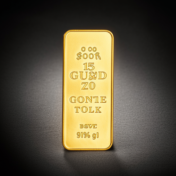 15克金条图片
