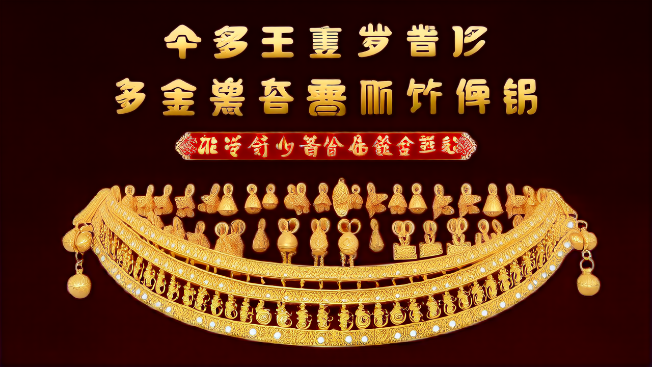 很多黄金首饰图片
