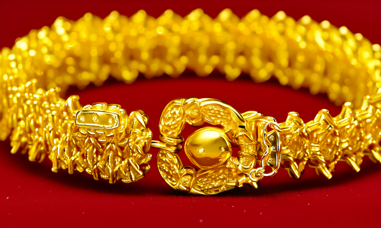 黄金手链图片大全