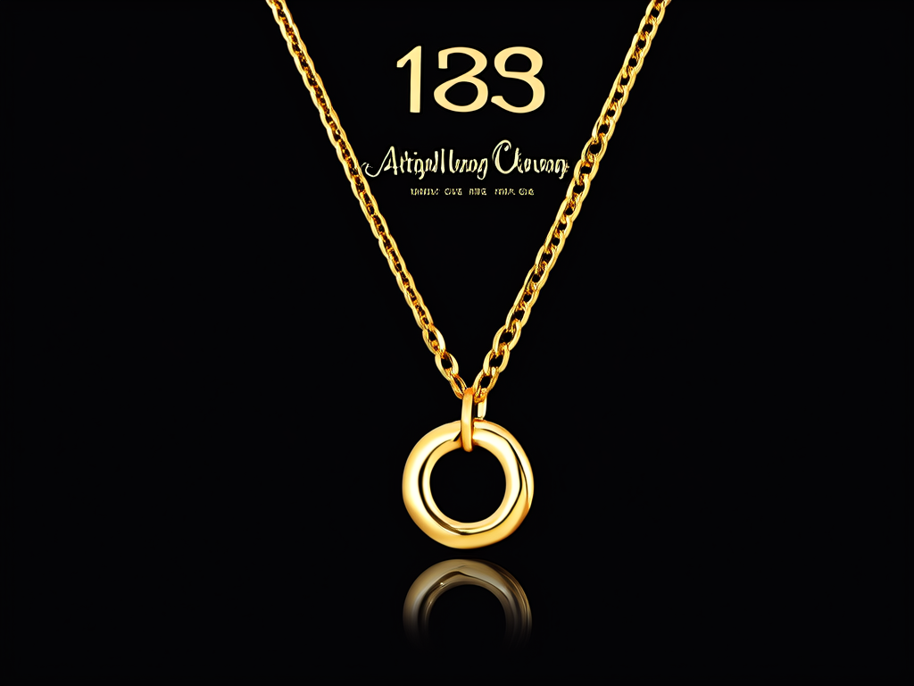 16克金项链图片