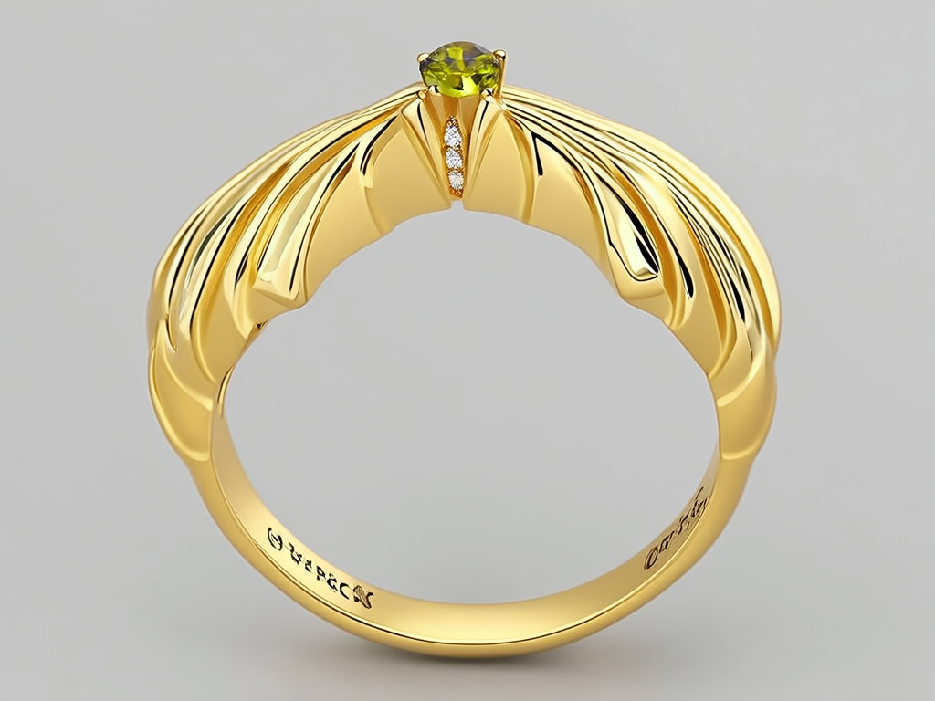 黄金戒指真实图片