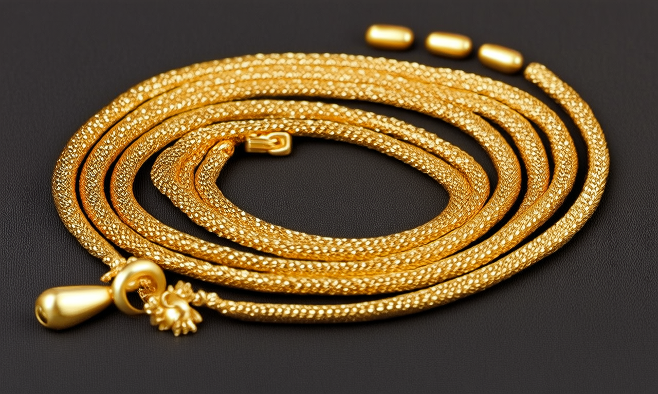 扁金项链图片大全 扁金项链图片大全