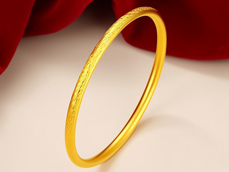纯金手镯价格与图片