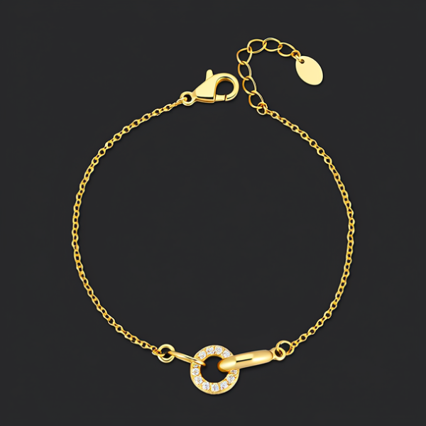 18k黄金手链图片