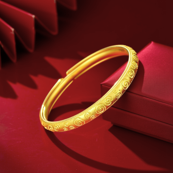 宝庆黄金手镯新款图片