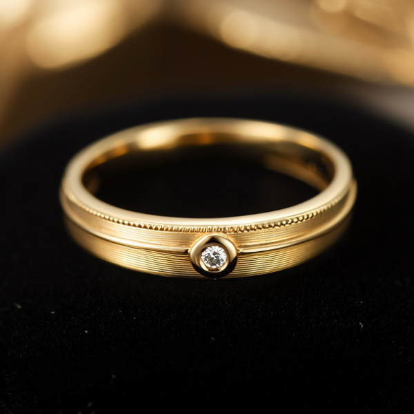 高清黄金戒指图片大全